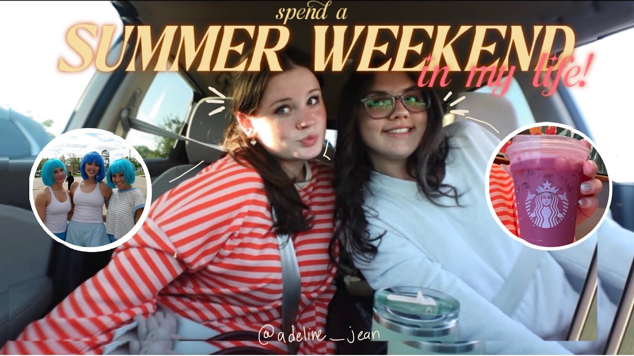 Провести ВЕСЕЛЫЕ ЛЕТНИЕ ВЫХОДНЫЕ в моей жизни! ☀️🍦 | Друзья, Starbucks, караоке в машине и многое...