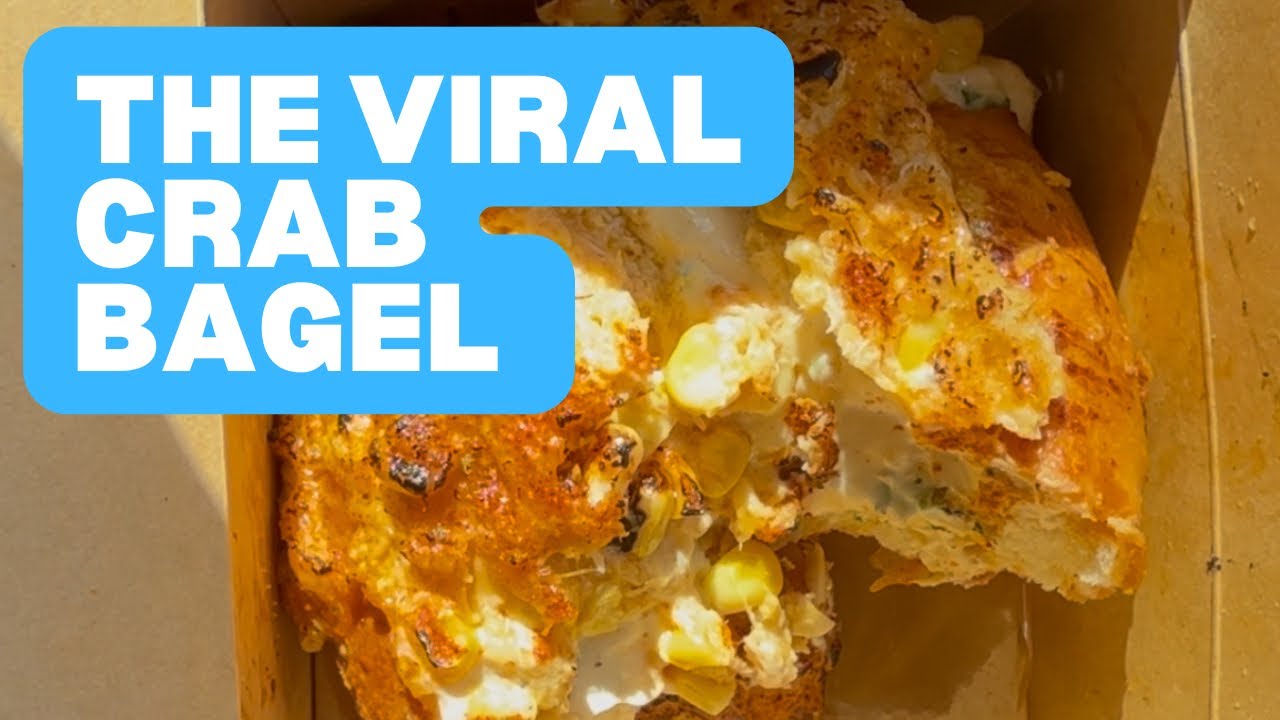 Reviewing the Crab Dip Bagel from Cafe Dear Leon in Baltimore, MD