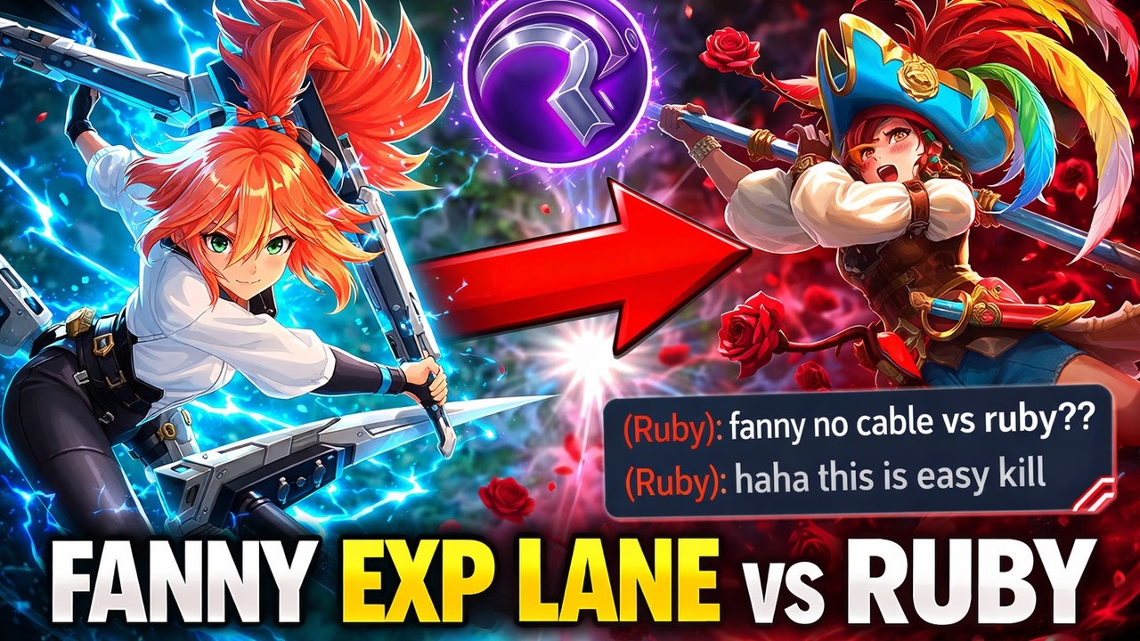 RUBY COULDN'T STOP THIS FANNY IN EXP LANE 💀 | Mobile Legends