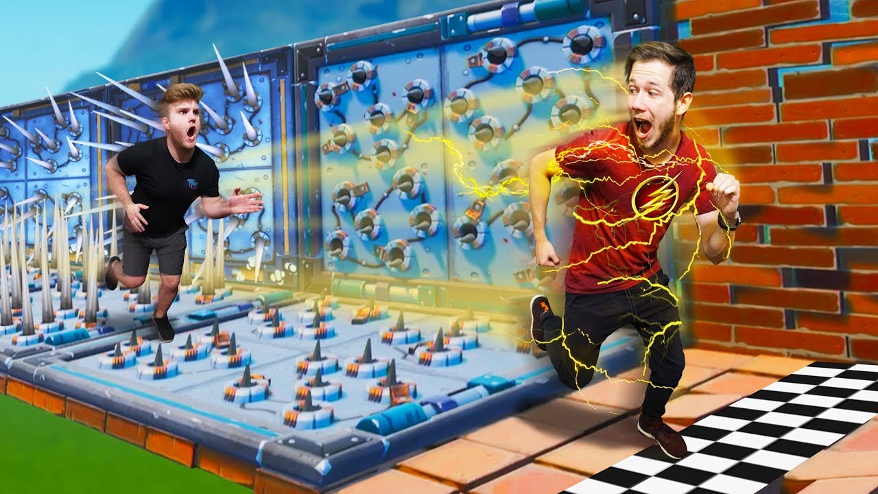 FLASH Deathrun Racing Challenge! | Fortnite