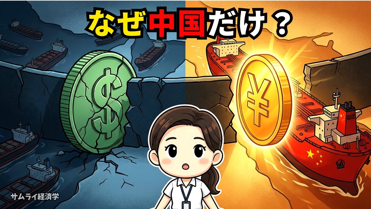 🇨🇳 ドルが通れない海峡｜追い込まれた中国の