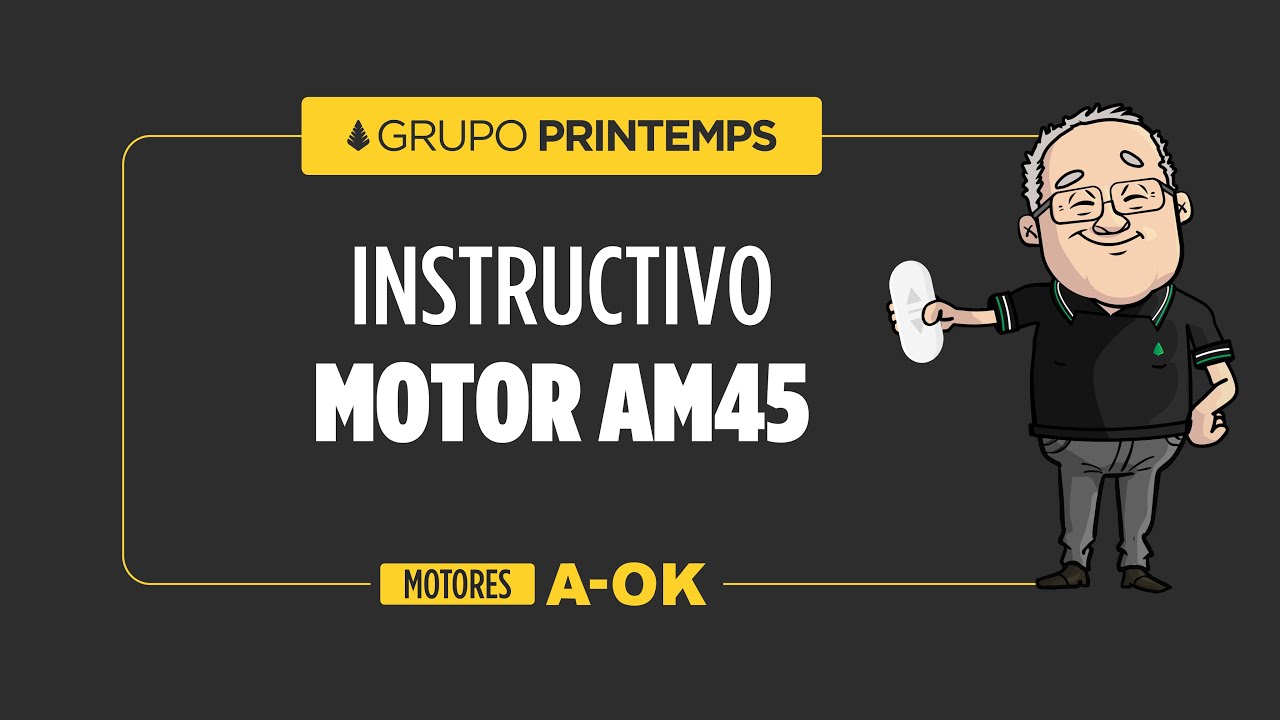 INSTRUCTIVO MOTOR A-OK AM45 - Motor para toldos