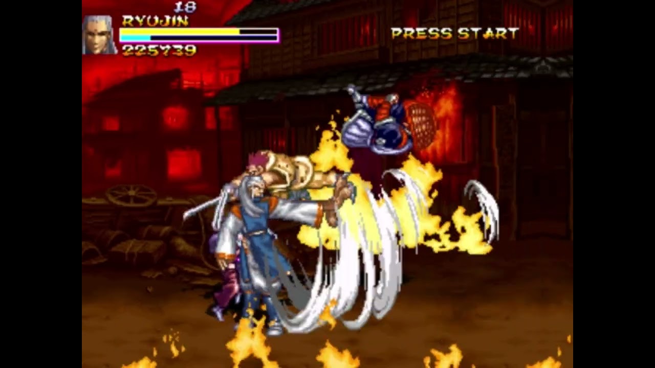 Basara Frontier - Ryujin gameplay & Kagutsuchi Boss Preview 