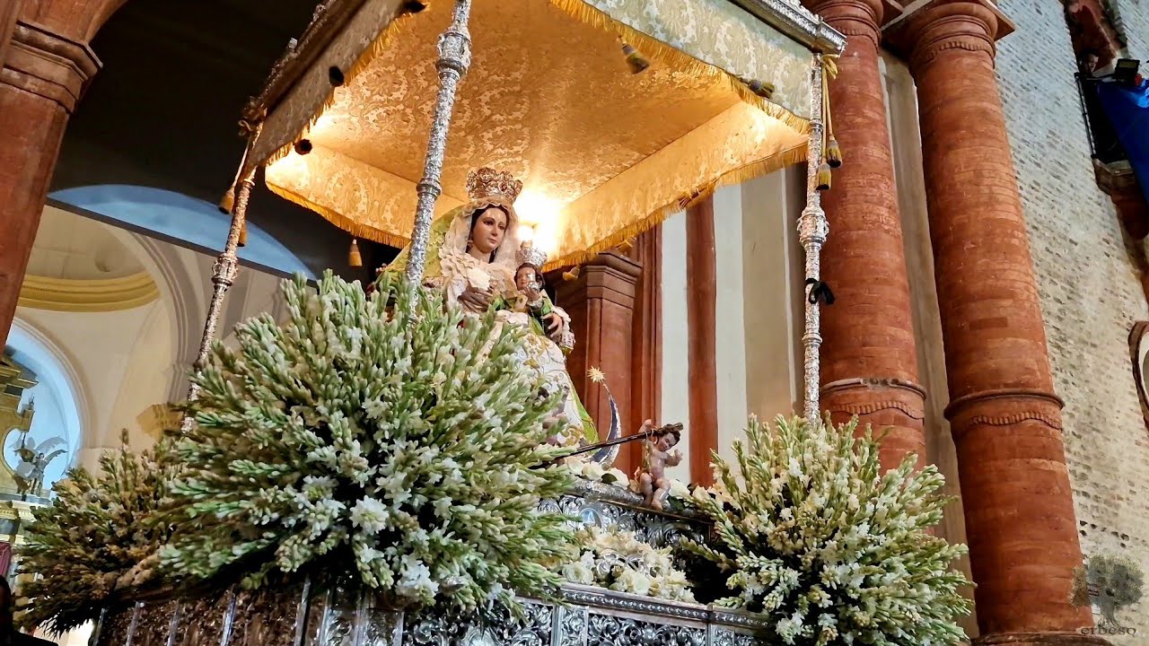 Salida de la Virgen de Fuente Clara de Aznalcóllar