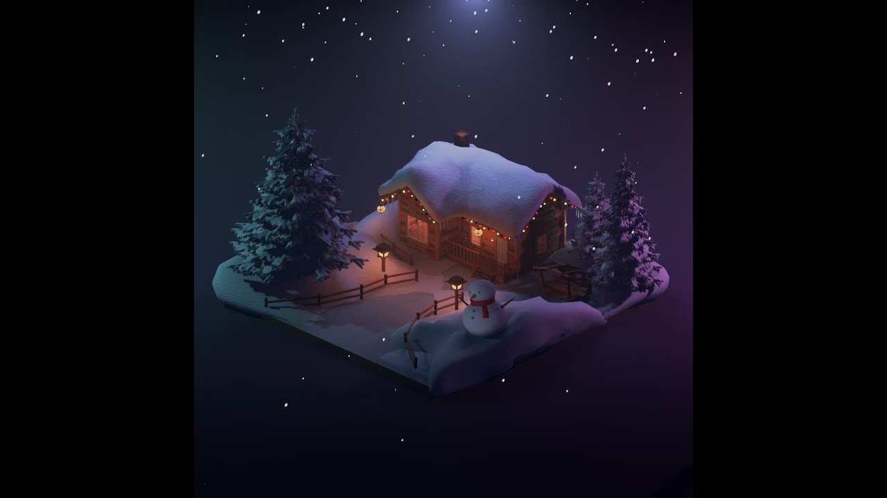 MERRY CHRISTMAS MR.LAWRENCE - 3D ISOMETRIC BLENDER ANIMATION