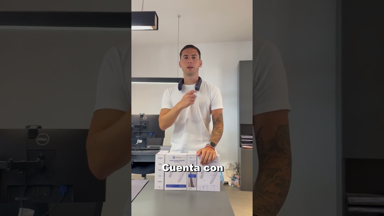 🔥 NO MÁS CALOR EN LA CALLE | Ventilador de CUELLO manos libres 😮‍💨