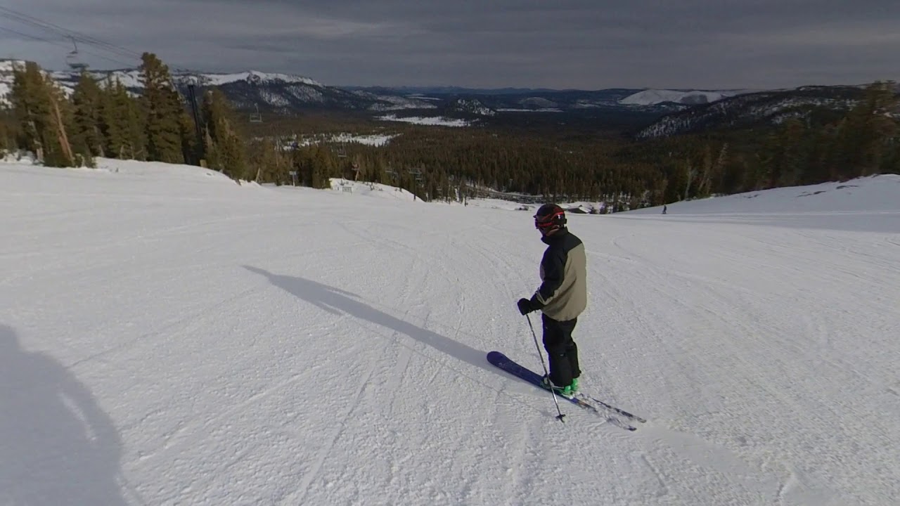 Monoski carving on a CODA V-O split-tail