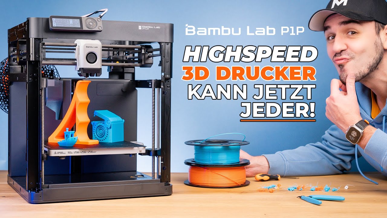 Bambu Lab P1P | Highspeed 3D DRUCKER auch für Anfänger! (2022 Test)