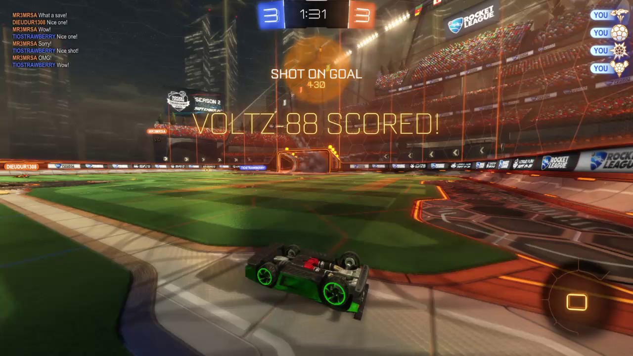 Rocket League - Overhead Flick