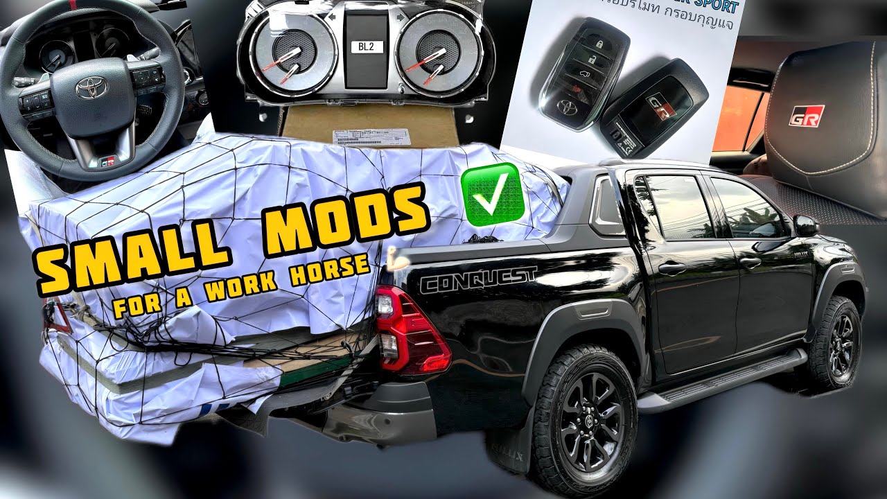 Small Mods Big Difference? | GR Look Interior upgrades for Hilux Conquest 2.4 V