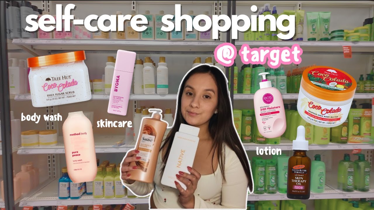 self care shopping at target  🫧🧴 hygiene, skincare, clean girl essentials! ᡣ𐭩