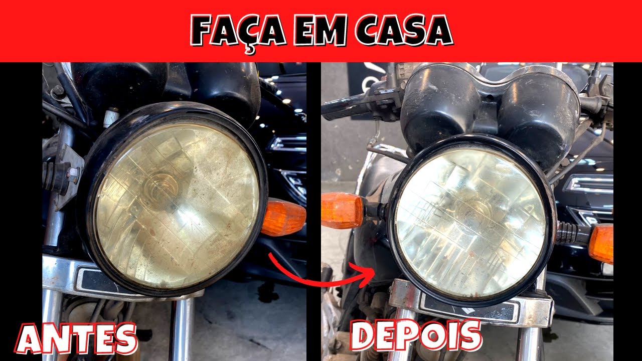 COMO RECUPERAR O FAROL DA MOTO