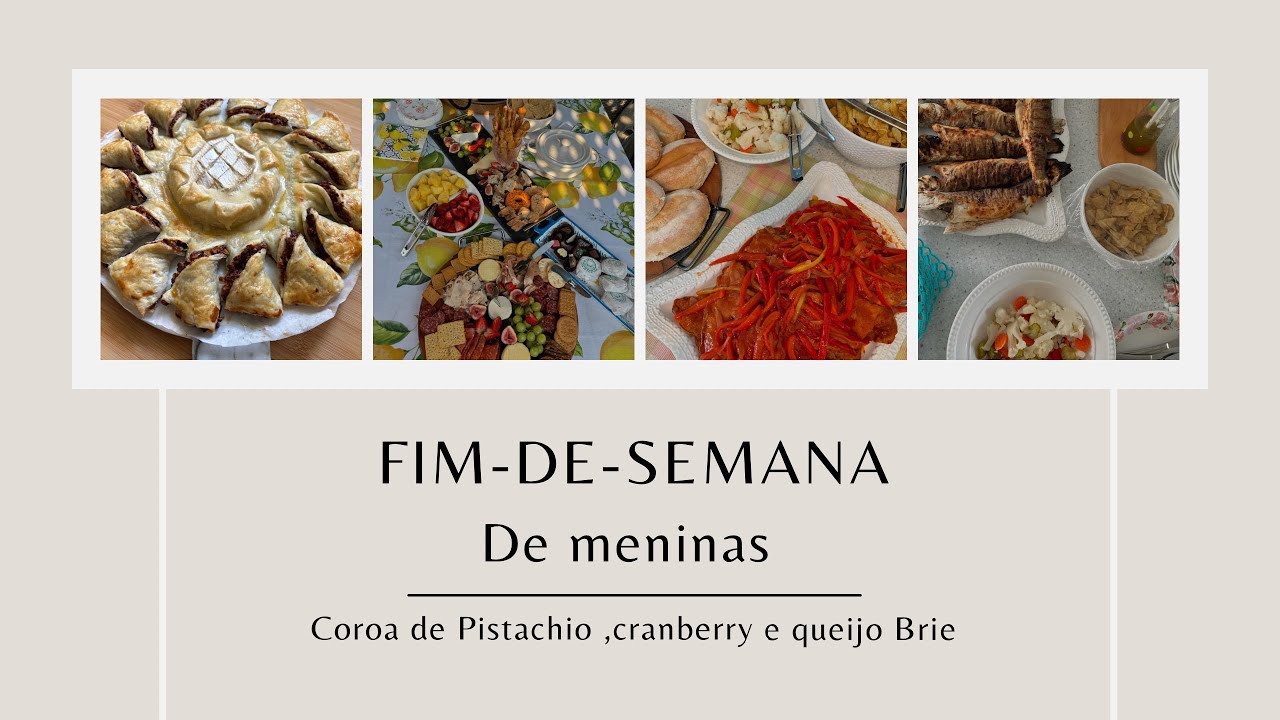 Compras ~Coroa folhada de pistachio, cranberry , queijo Brie ~ Fim-de-semana de meninas 🥰