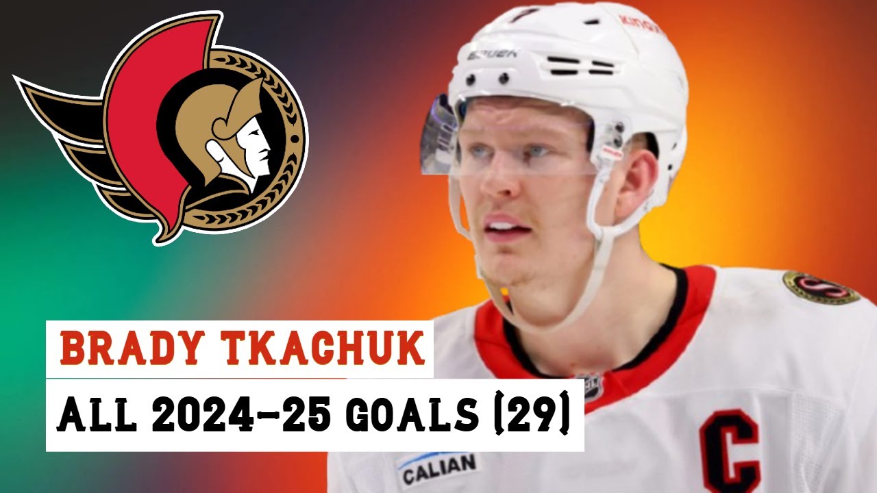 Brady Tkachuk (#7) All 29 Goals of the 2024-25 NHL Season