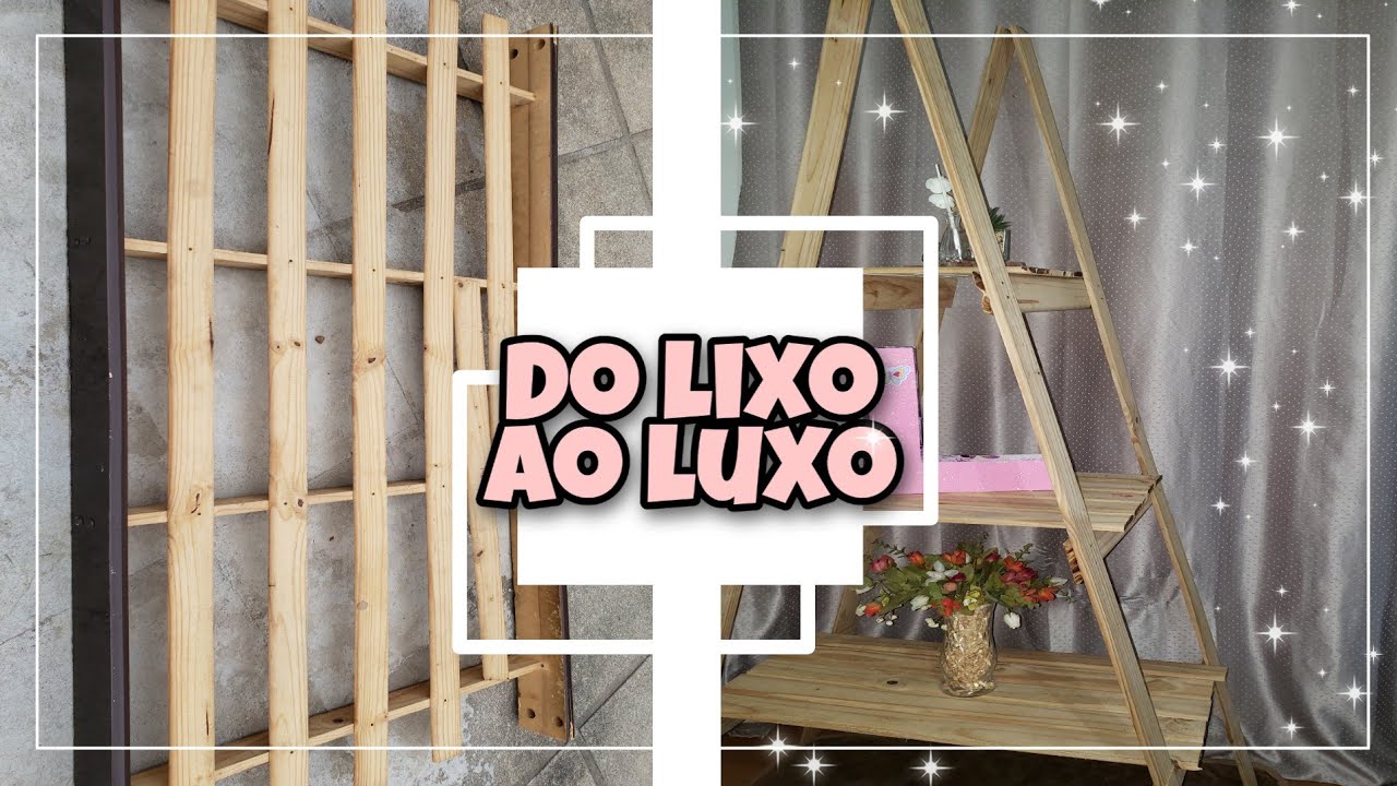 🔶 DIY - ESTANTE ESCADA FÁCIL 🔶