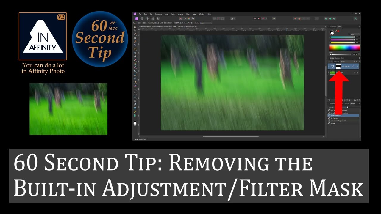 60 Second Tip: Removing the Built-in Adjustment/Filter Mask