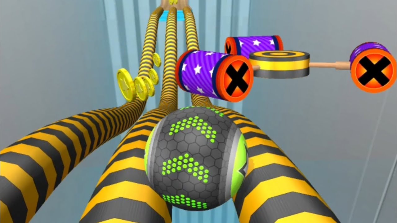 Going Balls SpeedRun, Portal Run Hard Levels 22566–22570 Gameplay 