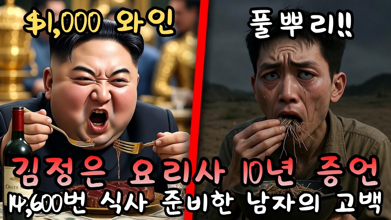 김정은 요리사였습니다