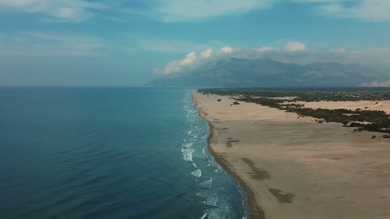 🏝️ Patara Beach from Above &ndash; The Longest Beach in Turkey | 4K Drone Footage 🚁