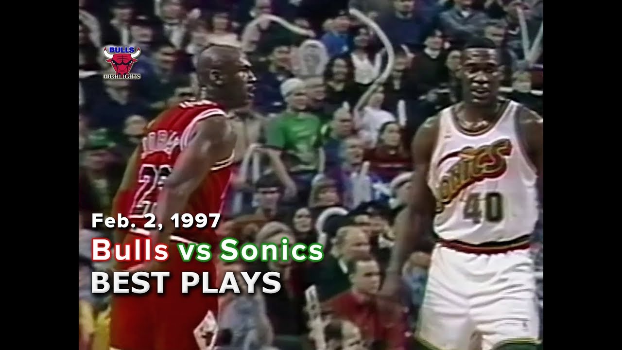 February 02, 1997 Bulls vs Sonics highlights