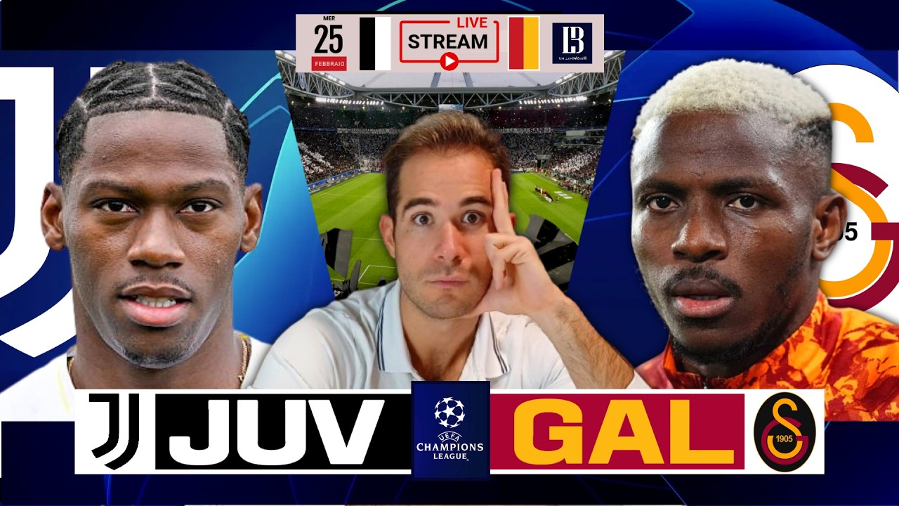 JUVENTUS GALATASARAY LIVE REACTION | PLAY-OFF CHAMPIONS LEAGUE