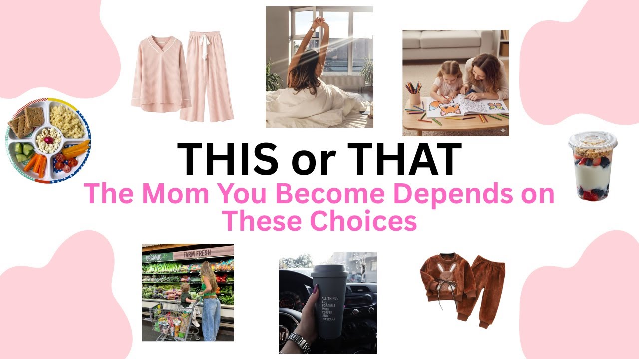This or That! The Mom You Become Depends on These Choices🤍👩‍👧✨