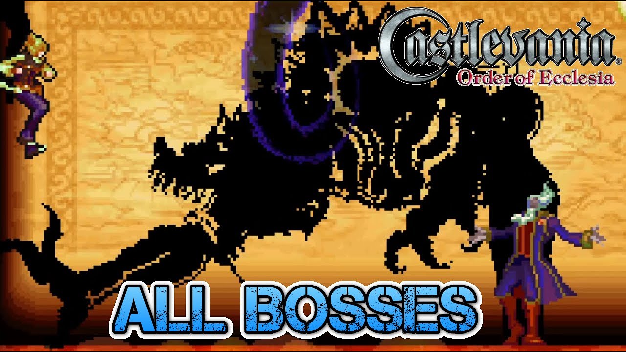 Castlevania: Order of Ecclesia - All Bosses No Damage - Albus Mode on [HARD]