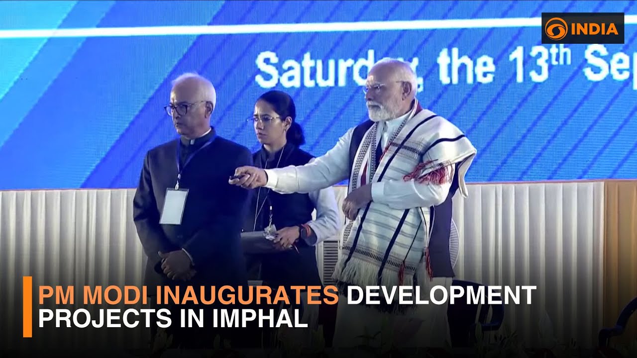 PM Narendra Modi Inaugurates Major Development Projects in Imphal, Manipur