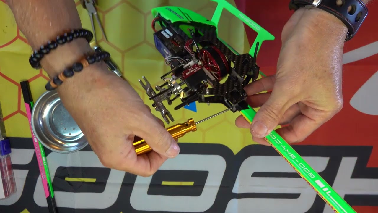 How to replace the boom on a Goosky S2
