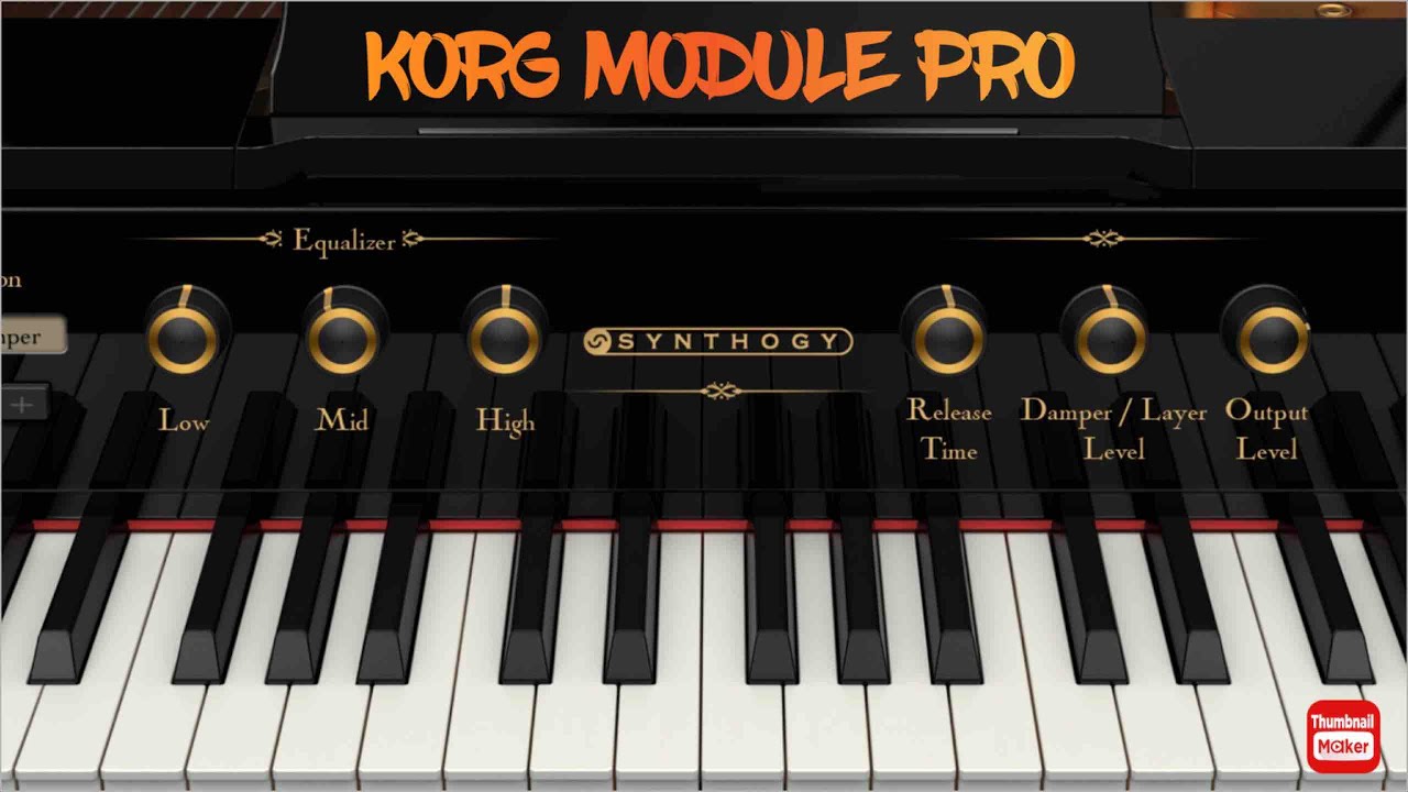 Korg Module PRO!! Ivory Synthology Piano Sound Demo!!! No Talking Episode 1