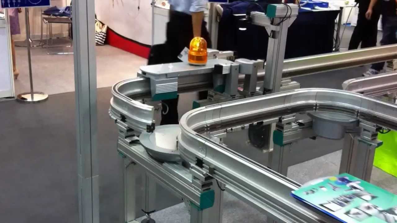 Schmid Montrac conveyor system at Medical Fair 2012, Singapore