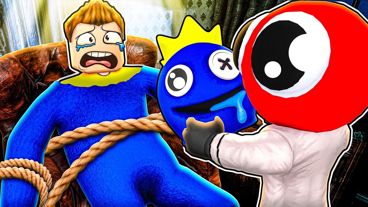 ZMIENIAM SIĘ W BLUE Z RAINBOW FRIENDS w ROBLOX!