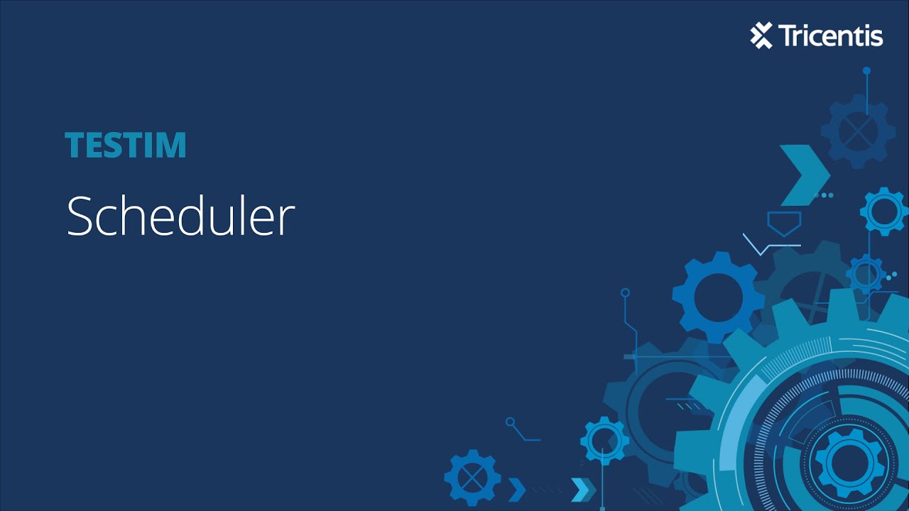 Testim: Scheduler