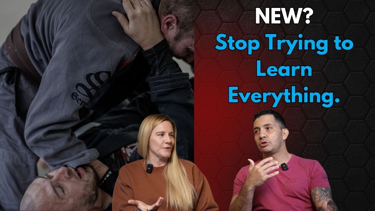 How to not feel so overwhelmed when you first start BJJ or Muay Thai.