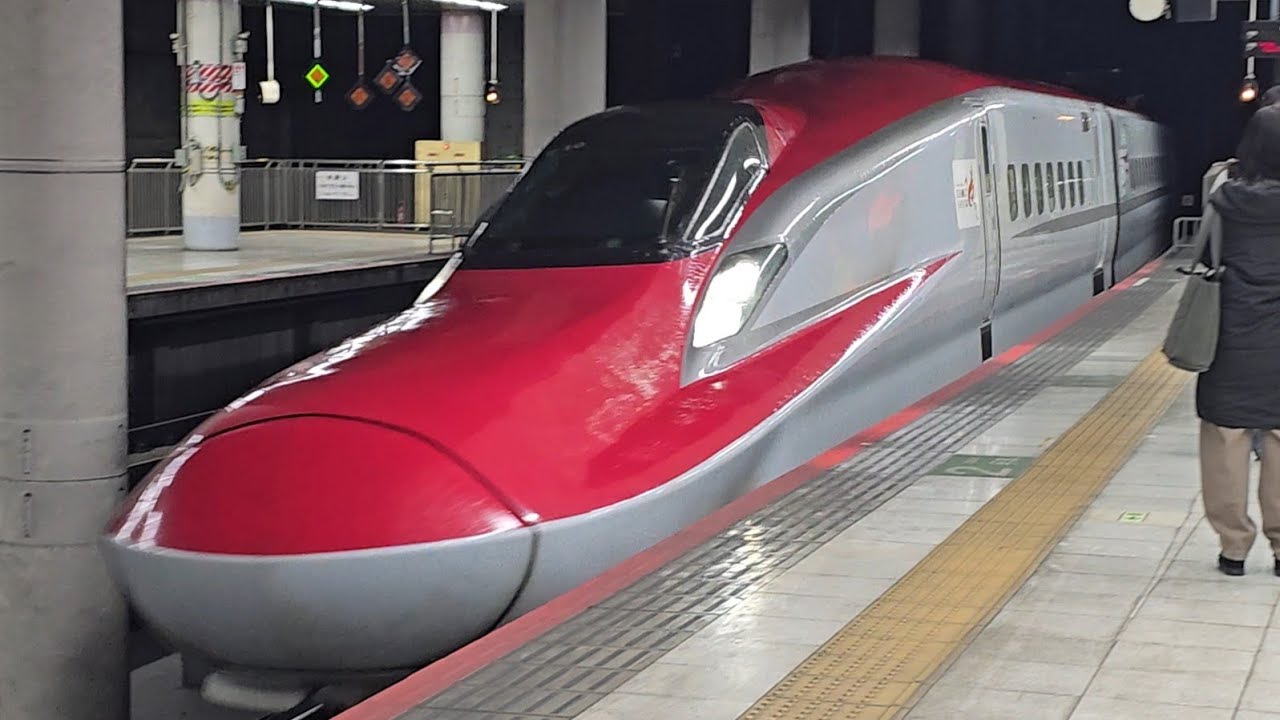 【はやぶさ・こまち3号】3003B E6系Z10編成 E5系U6編成 上野駅 到着シーン