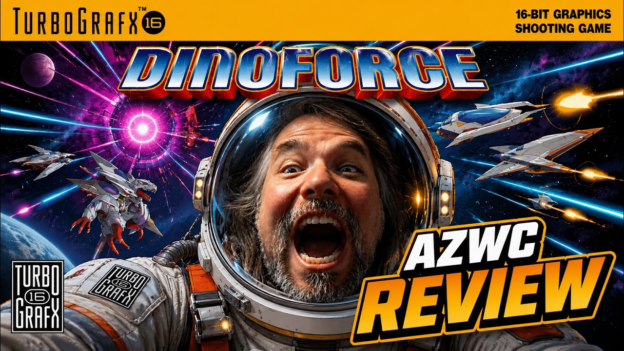 Dino Force AZWC Review for the Turbografx-16 by PCE Works
