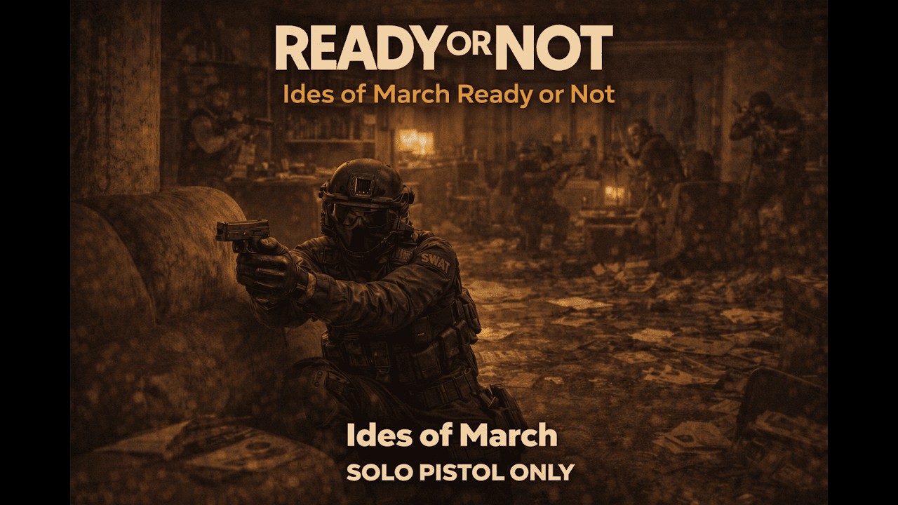 Apartemen Jadi Zona Sniper! Solo Pistol Mission – Ready or Not Indonesia