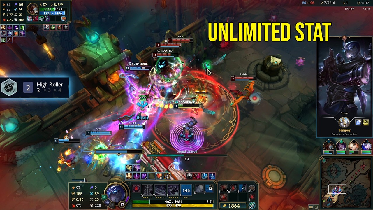 UNLIMITED Stat SHEN ARAM Mayham 17