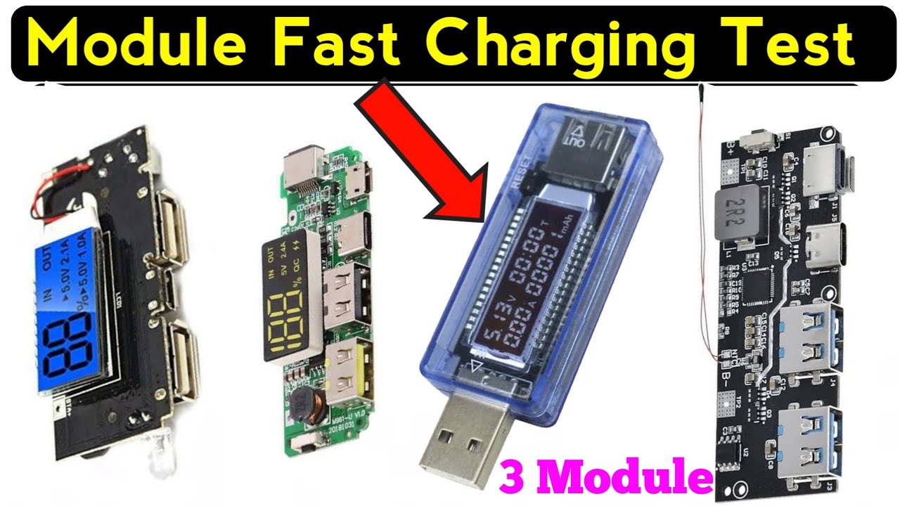 Powar Bank Module Fast Charging Test Tester 📟 | Electronics verma 