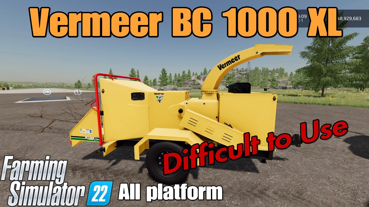 Vermeer BC 1000 XL  / FS22 mod for all platforms