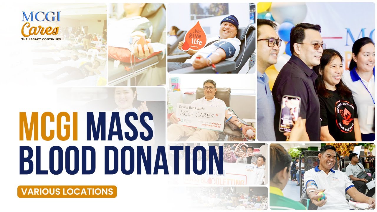 MCGI Mass Blood Donation: Various Location | MCGI Cares