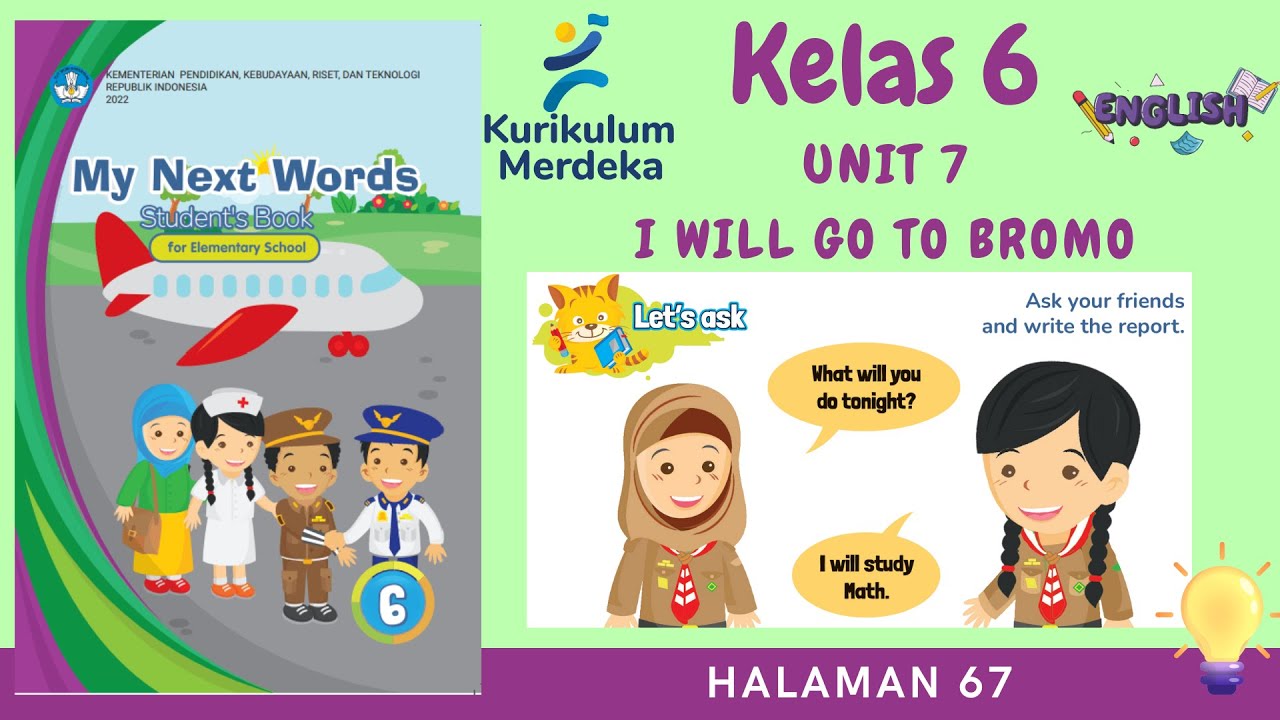 Kurikulum Merdeka Kelas 6 Bahasa Inggris | Unit 7 | Halaman 67