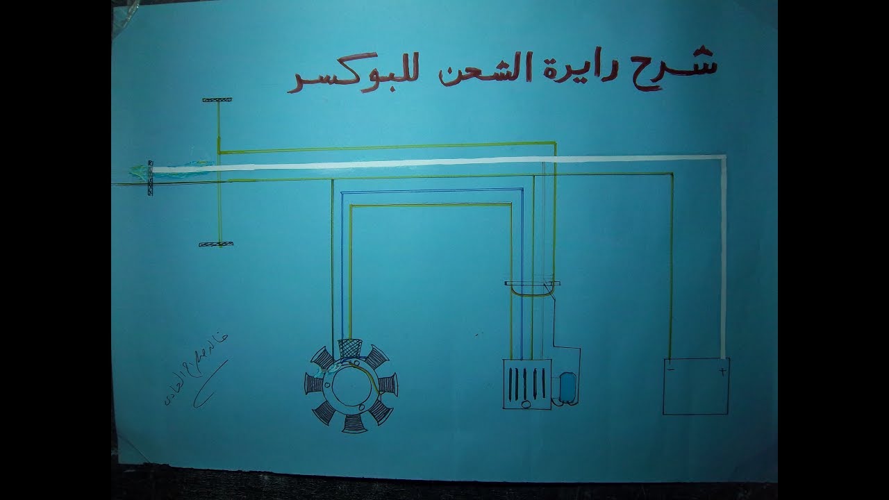 شرح دايرة الشحن BAJAJ‬‏  البوكسر (حلقه108)