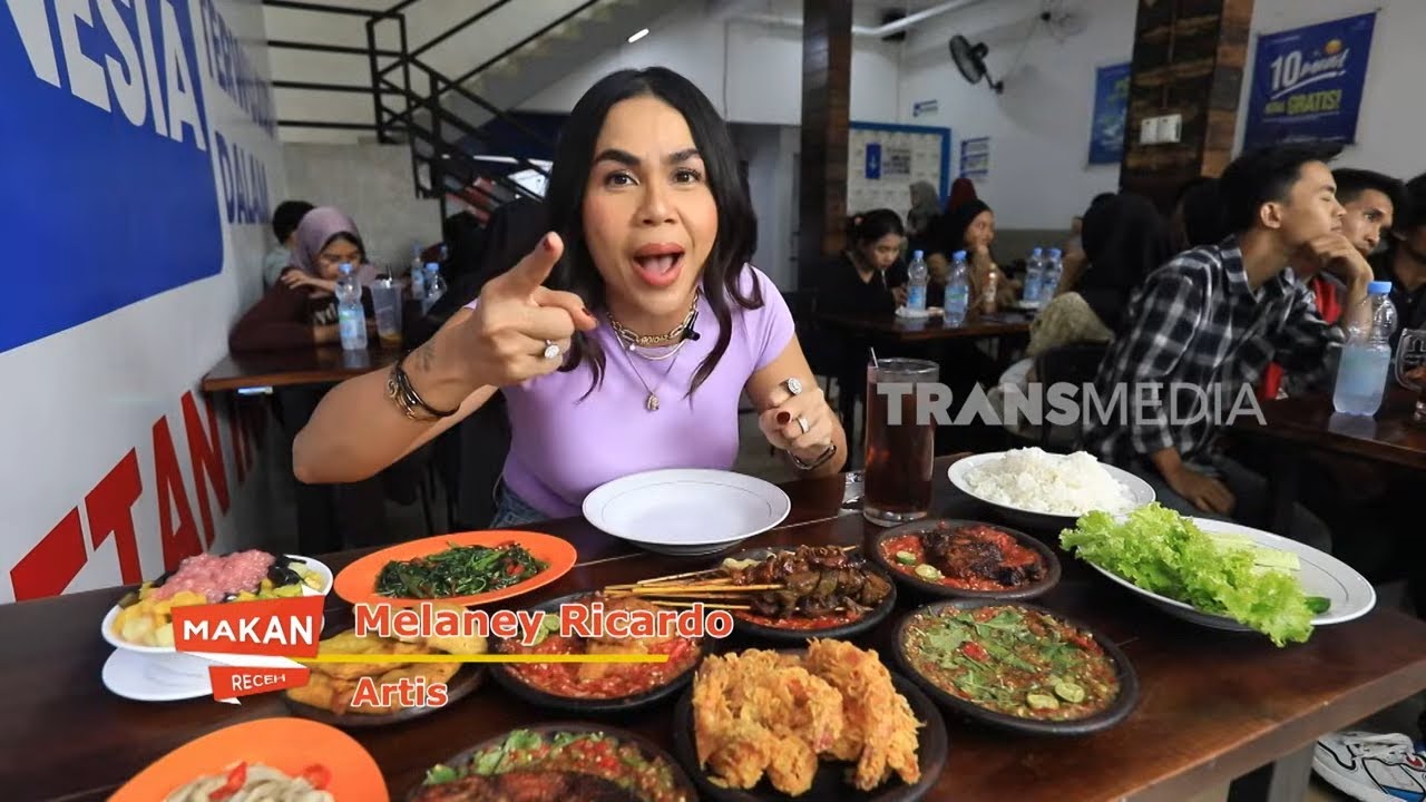 Melaney Ricardo Kulineran di Penyetan Indonesia | MAKAN RECEH (09/01/25)