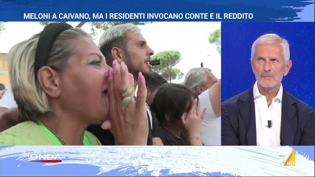 Meloni a Caivano: i cittadini invocano il Reddito di Cittadinanza