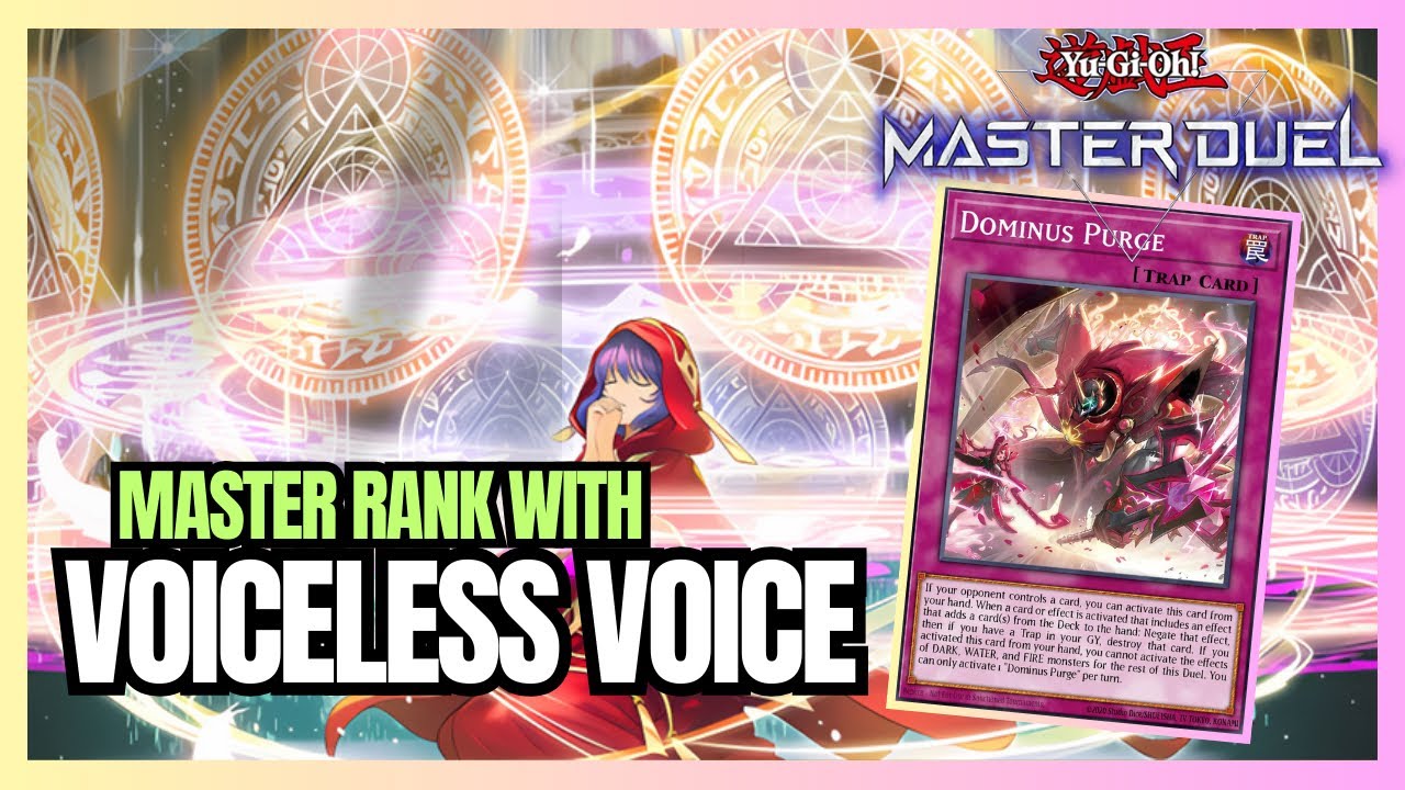 Season 41 Voiceless Voice & Dominus Purge to Master Rank - Ranked Duels [Yu-Gi-Oh! Master Duel]