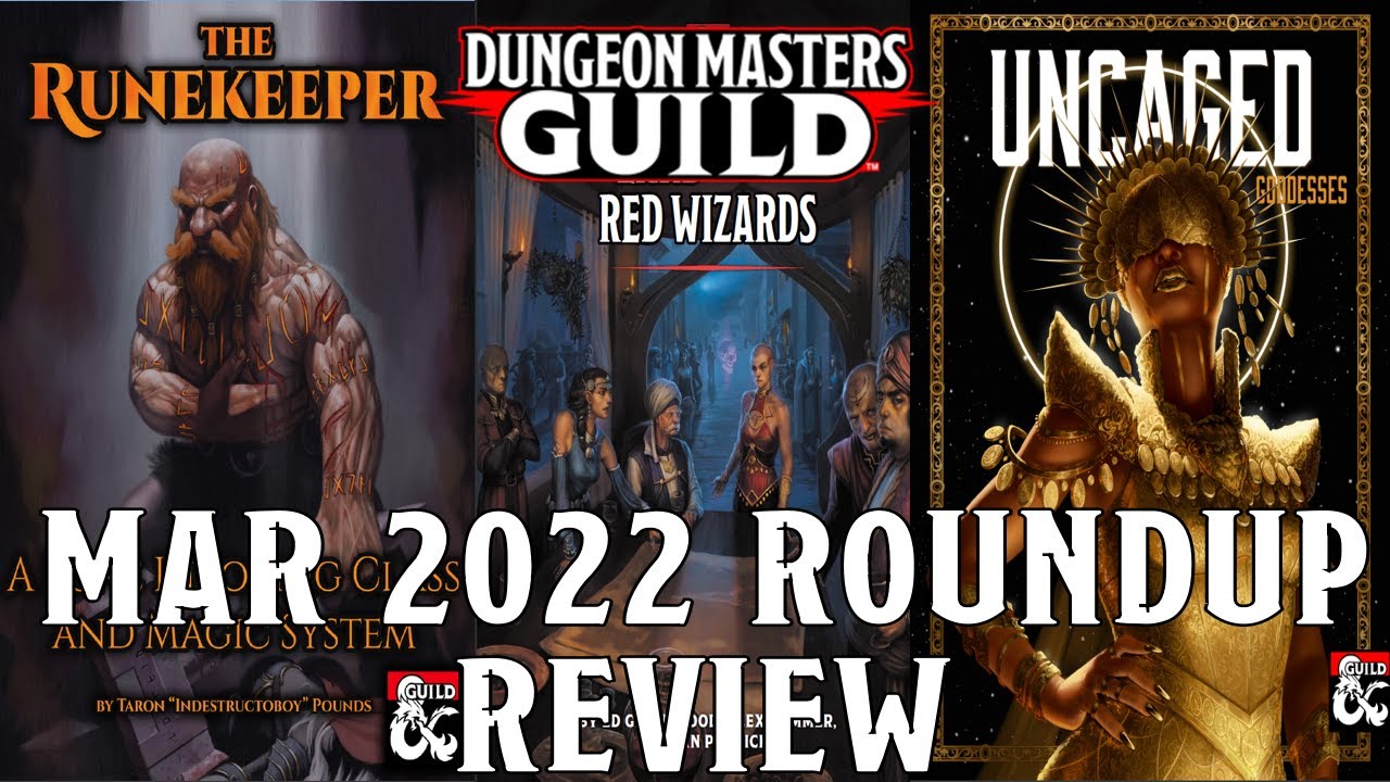 DM's Guild Roundup Review March 2022 | Nerd Immersion