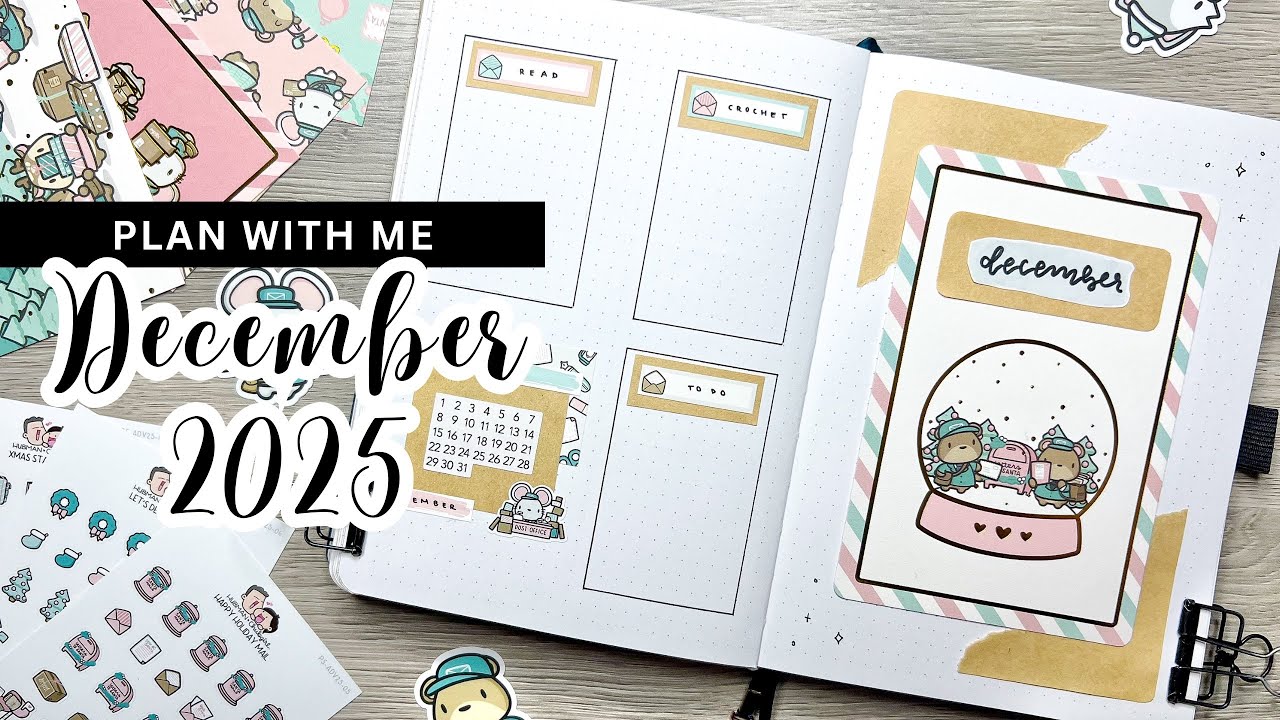 Планируйте вместе со мной || Настройка Bullet Journal на декабрь 2025 г.