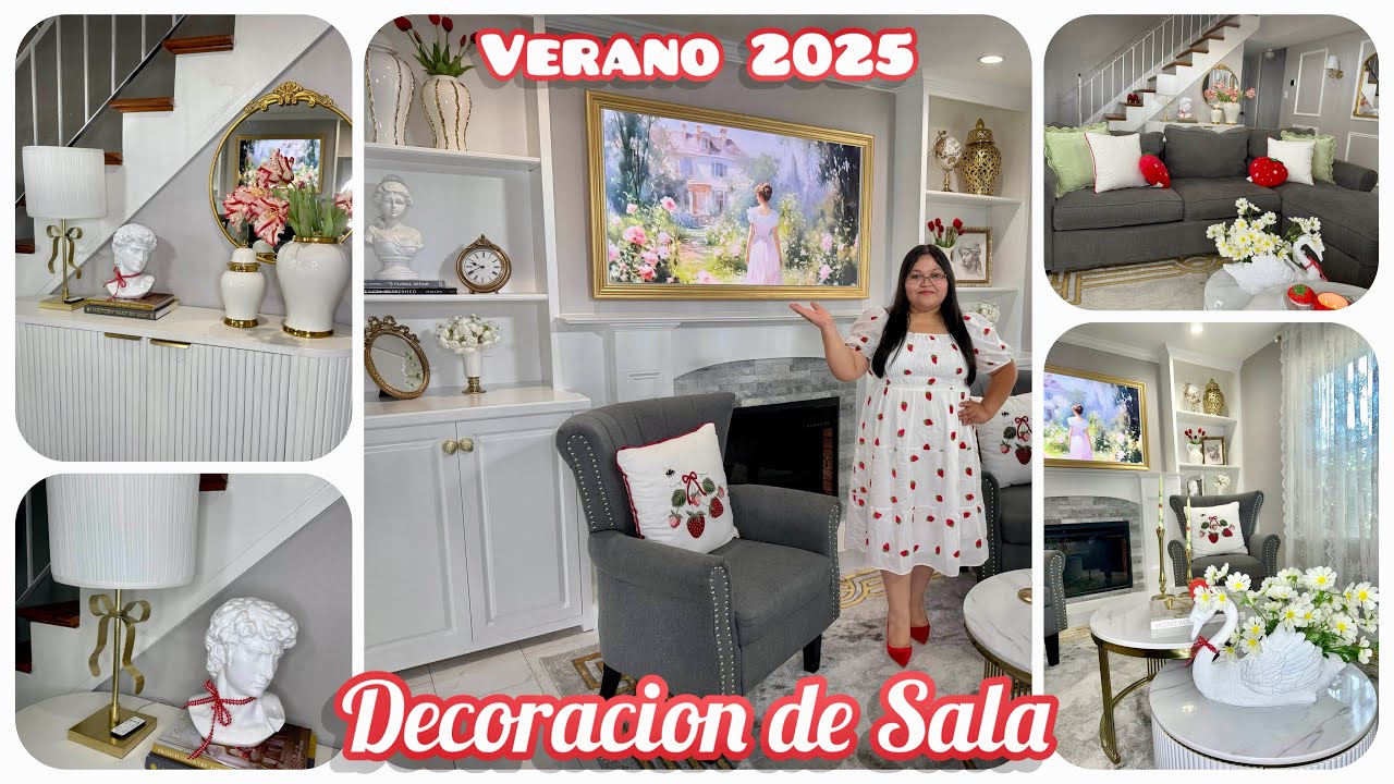 Decoracion de Sala con Fresas 🍓 Verano/2025