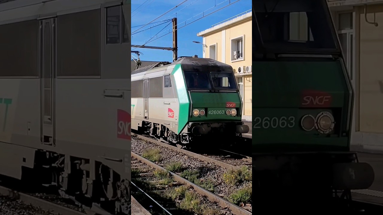 FRET SNCF Hourcade - Sibelin avec la BB 26063 ! 💚🤍👍